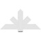 Ekena Millwork Kennewick Architectural Grade PVC Gable Bracket, 48"W x 24"H x 2"D x 6"F, 12/12 Pitch GBP048X24X0206KEN00 - alternate 4